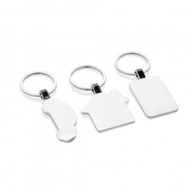 Logotrade advertising products photo of: RCS recycled zinc alloy car keyring