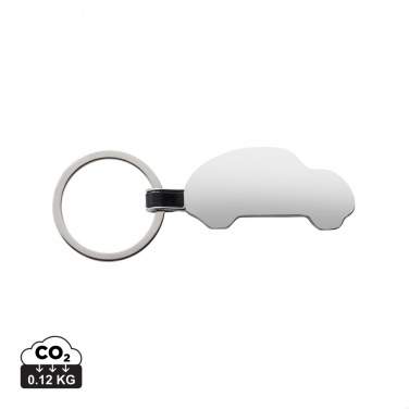 Logotrade promotional product picture of: RCS recycled zinc alloy car keyring