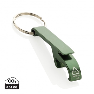 Logo trade promotional gifts picture of: RCS recycled aluminum bottle and can opener