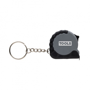 Logo trade promotional giveaways image of: MeasureMate RCS reycled ABS 1 meter tape keychain