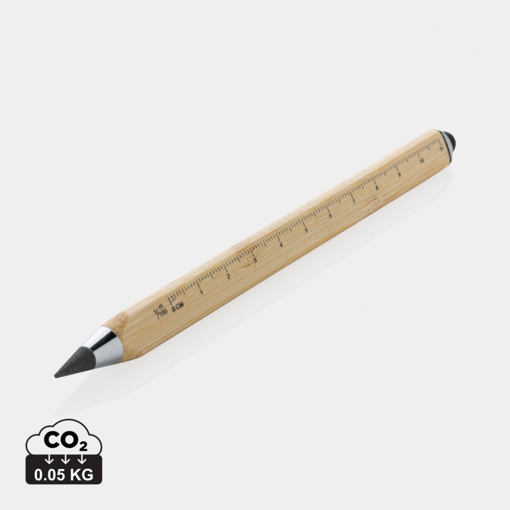 Logotrade promotional gift picture of: Eon bamboo infinity multitasking pen