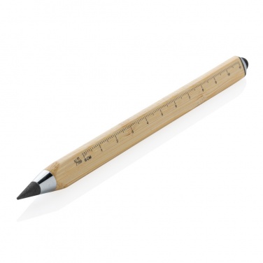 Logo trade promotional products image of: Eon bamboo infinity multitasking pen