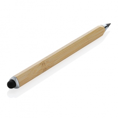 Logo trade promotional merchandise image of: Eon bamboo infinity multitasking pen