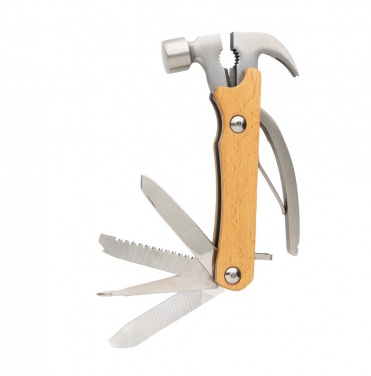 Logo trade promotional gifts image of: Wooden multi-tool hammer