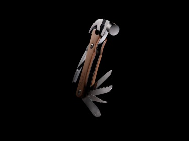 Logo trade promotional giveaways image of: Wooden multi-tool hammer