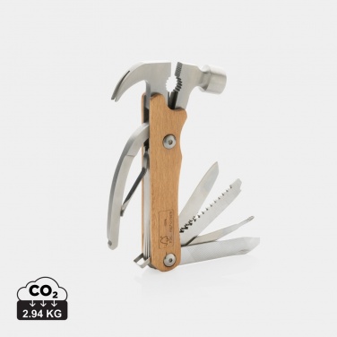 Logotrade corporate gift picture of: Wooden multi-tool hammer