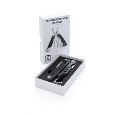 Logotrade corporate gift image of: Solid multitool with carabiner