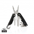 Solid multitool with carabiner, black