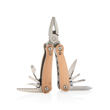 Logo trade advertising products image of: Wood multitool mini