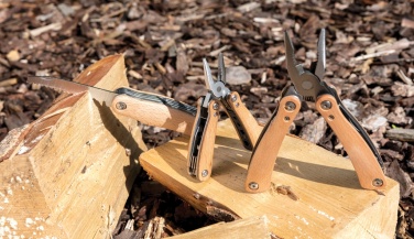 Logo trade promotional items image of: Wood multitool mini