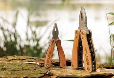 Logo trade promotional merchandise photo of: Wood multitool mini