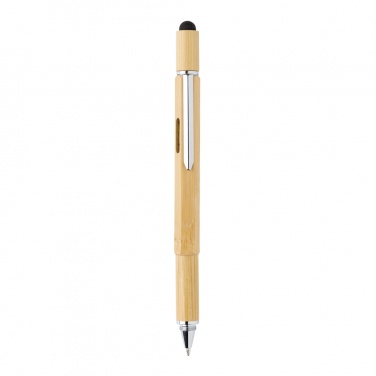 Logotrade promotional products photo of: Bamboo 5-in-1 toolpen