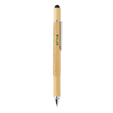 Logotrade promotional giveaway picture of: Bamboo 5-in-1 toolpen