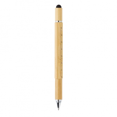 Logotrade promotional items photo of: Bamboo 5-in-1 toolpen