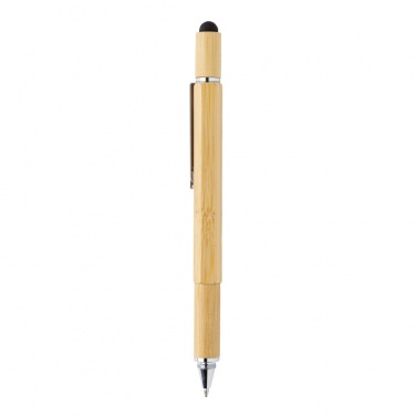 Logotrade promotional product image of: Bamboo 5-in-1 toolpen