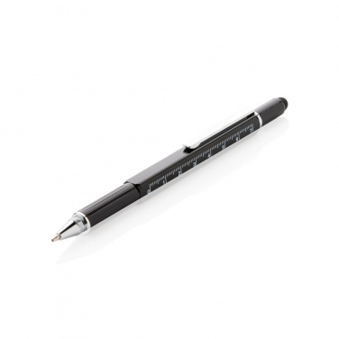 Logo trade promotional giveaway photo of: 5-in-1 aluminium toolpen