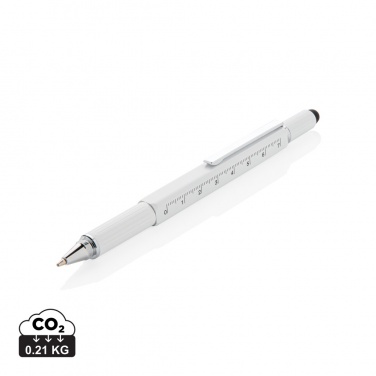 Logotrade advertising product image of: 5-in-1 aluminium toolpen