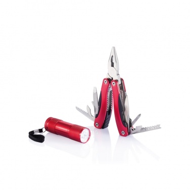 Logo trade promotional merchandise picture of: Multitool and torch set