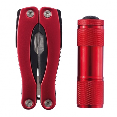 Logo trade promotional gifts image of: Multitool and torch set