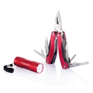 Logotrade advertising product picture of: Multitool and torch set