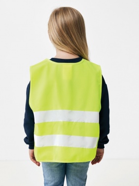 Logo trade promotional giveaways picture of: GRS recycled PET high-visibility safety vest 3-6 years