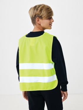 Logo trade promotional item photo of: GRS recycled PET high-visibility safety vest 7-12 years