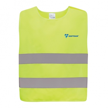 Logotrade promotional giveaways photo of: GRS recycled PET high-visibility safety vest 7-12 years