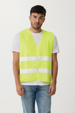 Logo trade promotional merchandise image of: GRS recycled PET high-visibility safety vest