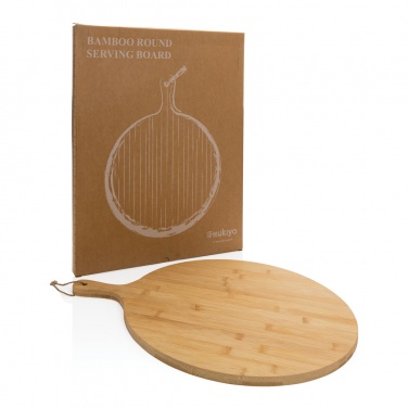 Logo trade promotional products picture of: Ukiyo bamboo round serving board