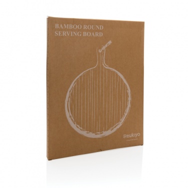 Logotrade promotional gift picture of: Ukiyo bamboo round serving board