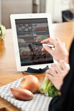 Logo trade advertising products image of: Chef tablet stand with touchpen