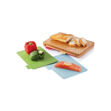 Logotrade advertising product picture of: Cutting board with 4pcs hygienic boards