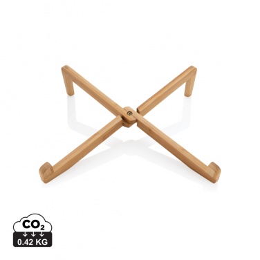 Logotrade promotional giveaways photo of: Bamboo portable laptop stand