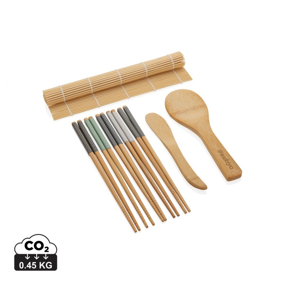 Logo trade promotional merchandise photo of: Ukiyo 8 pcs sushi dinner set