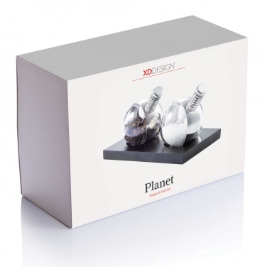 Logo trade promotional giveaways image of: Planet pepper & salt set