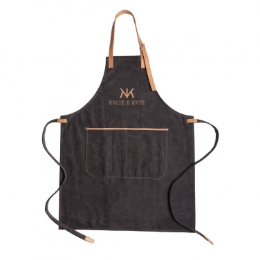 Logo trade promotional items image of: Deluxe canvas chef apron