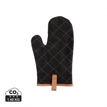 Logo trade promotional gift photo of: Deluxe canvas oven mitt