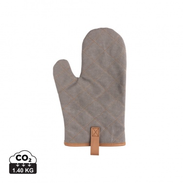 Logotrade promotional product picture of: Deluxe canvas oven mitt