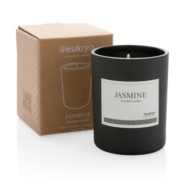 Logo trade promotional gift photo of: Ukiyo small scented candle in glass