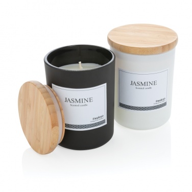 Logotrade promotional giveaway picture of: Ukiyo deluxe scented candle with bamboo lid