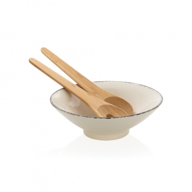 Logotrade promotional merchandise photo of: Ukiyo salad bowl with bamboo salad server