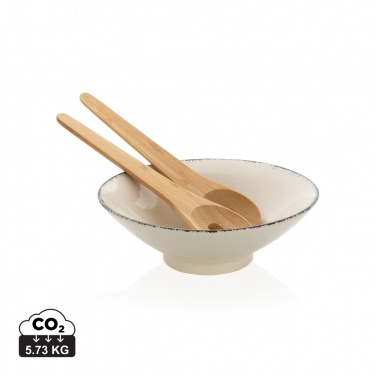 Logotrade corporate gift picture of: Ukiyo salad bowl with bamboo salad server