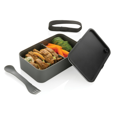 Logotrade corporate gifts photo of: GRS recycled PP lunch box with spork