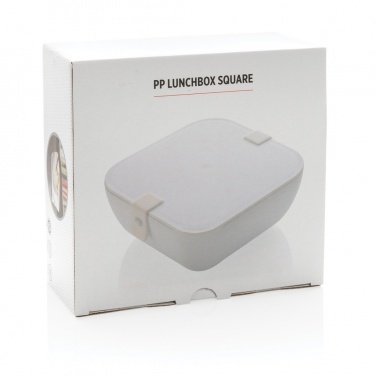 Logotrade promotional gift image of: PP lunchbox square