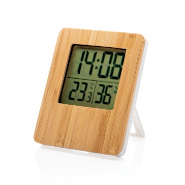 Logotrade promotional products photo of: Bamboo weather station