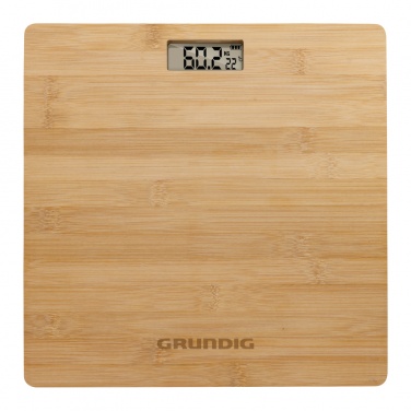 Logotrade corporate gift picture of: Grundig Bamboo Digital Body Scale