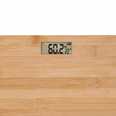 Logo trade business gift photo of: Grundig Bamboo Digital Body Scale