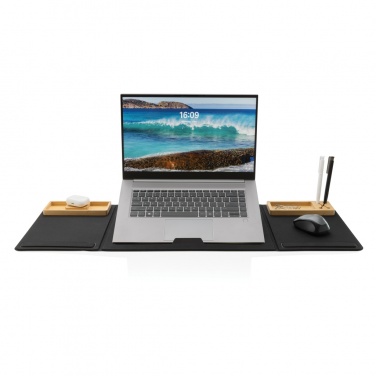 Logo trade corporate gifts picture of: Impact AWARE RPET Foldable desk organizer with laptop stand