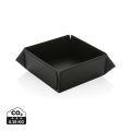 Swiss Peak RCS recycled PU foldable magnetic storage tray, black