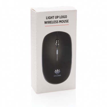 Logotrade business gift image of: Light up logo wireless mouse